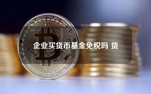 企业买货币基金免税吗 货币基金买哪个最好