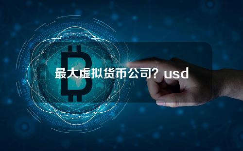 最大虚拟货币公司？usdt是正规公司吗