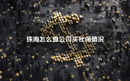 珠海怎么查公司买社保情况(珠海社保缴纳记录在哪打印)