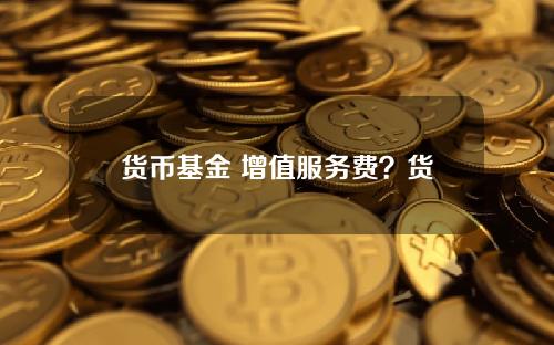 货币基金 增值服务费？货币基金收费标准