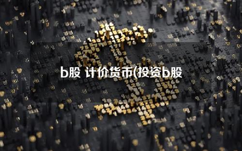 b股 计价货币(投资b股市场是用哪种货币买卖)