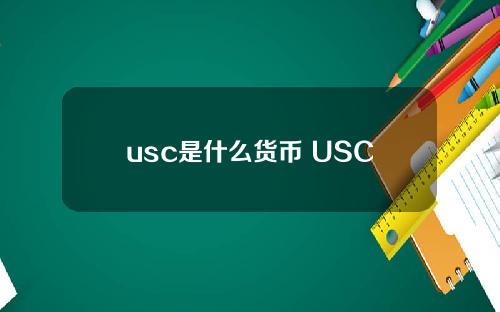 usc是什么货币 USC是什么个链