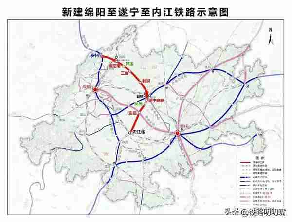 成渝地区计划开工的铁路中，除2条高铁外，大部分为市域郊铁路