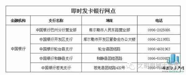 扩散:巴州地区社保卡办理可以即时发卡啦！