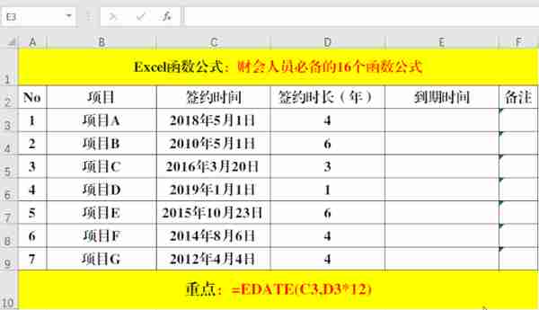 财会（办公室）人员必须掌握的16个函数公式，绝对的实用哦