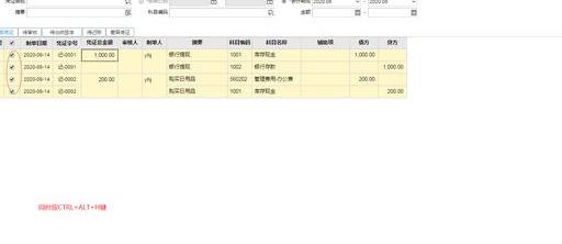 用友T+应用小技巧之凭证快速反记账