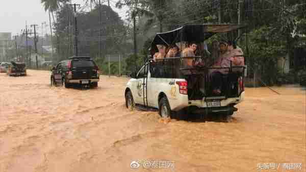 暴雨连连！泰国南部洛坤府和苏梅岛爆发山洪