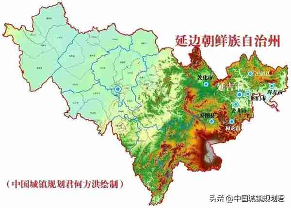 将吉林省延边州延吉市龙井市和图们市合并打造东北亚中心城市设想