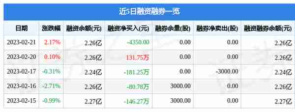 凯龙股份（002783）2月21日主力资金净卖出487.60万元