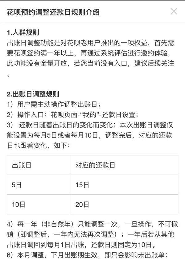 几号还款你说了算！支付宝花呗出账日、还款日不再唯一，对标银行信用卡新打法？